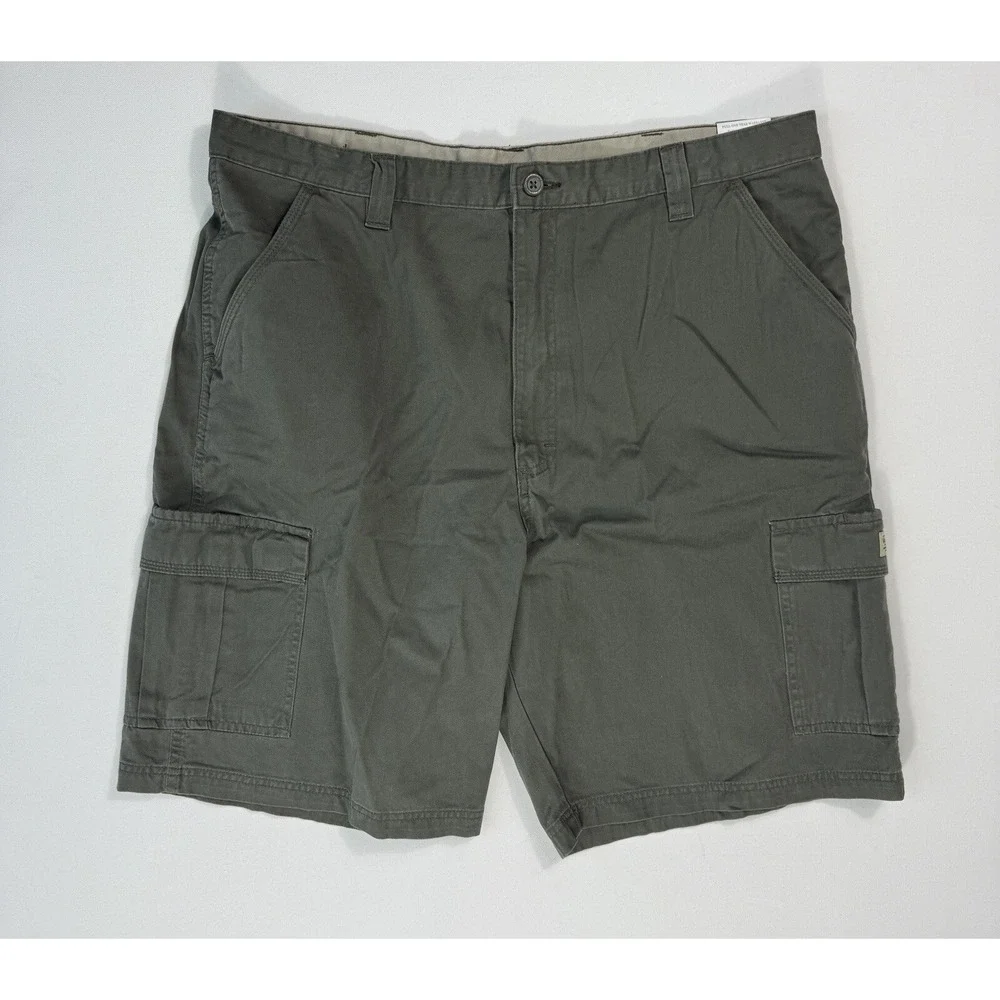 Wrangler Mens 40 Cargo Shorts Green NWT Hiking Gorpcore Utility Workwear 60CMWNL
